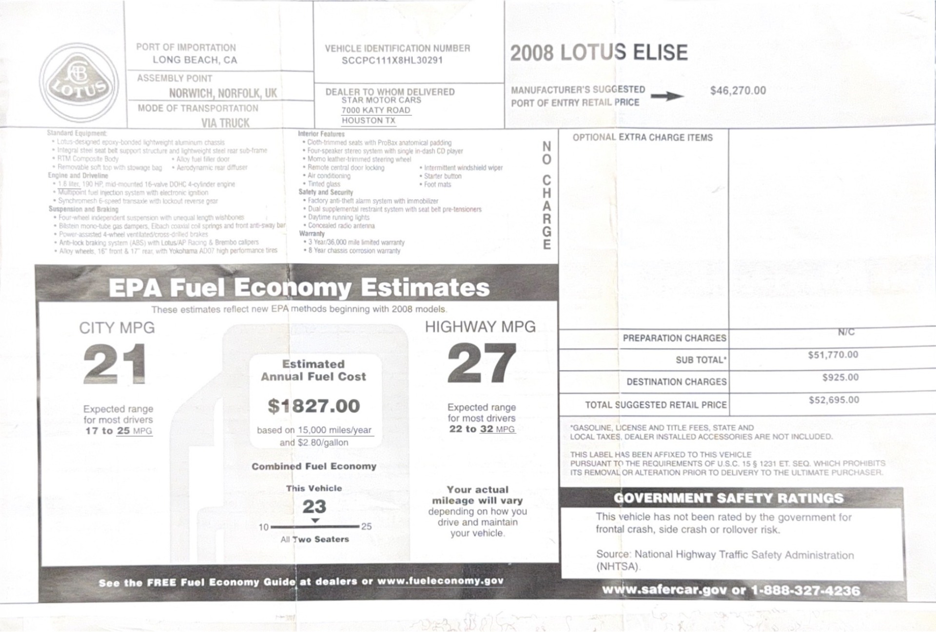 2008 Lotus Elise Base - Photo 26